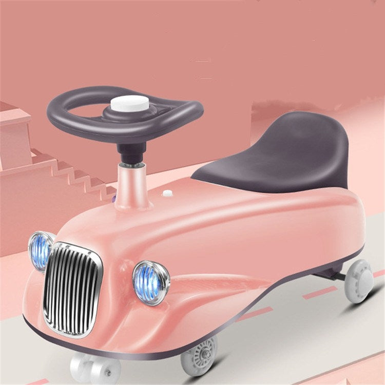 Childrens Twisting Car Anti-side-fall Childrens Swing Car Scooter
