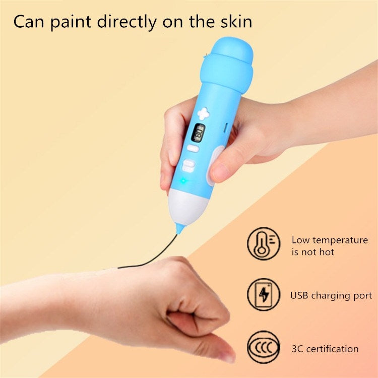 Low Temperature 3D Printing Pen Wireless Charging Printing Pen