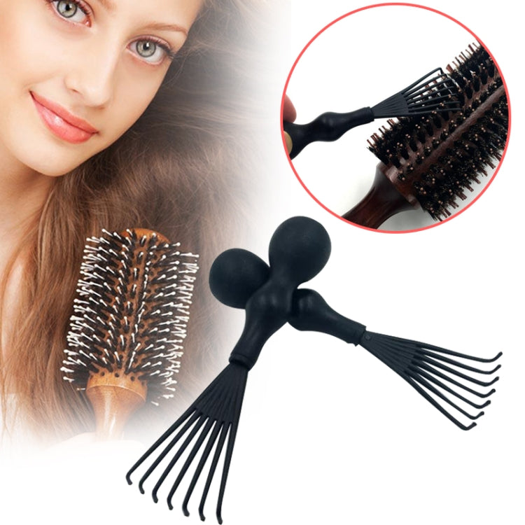 Comb Hair Brush Cleaner Cleaning Remover Embedded Beauty Tools Plastic Soft Handle Comb Cleane Tools