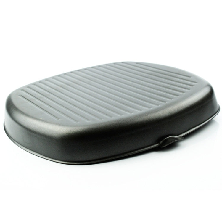 Outdoor Camping Pot Pan Folding Portable Barbecue Dish Thickened Non-stick Pot