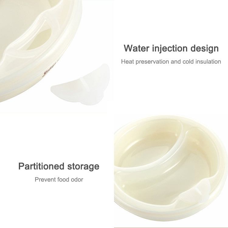 Non-slip Warming Baby Food Warm Container(Blue)