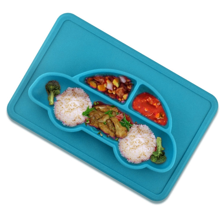 3 PCS Integrated Child Food Grade Silicone Square Car Plate