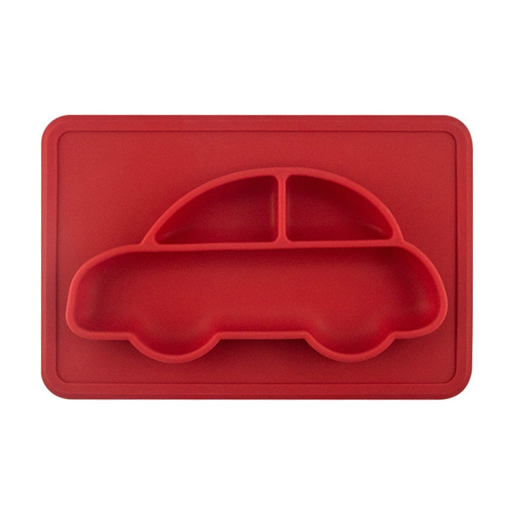 3 PCS Integrated Child Food Grade Silicone Square Car Plate