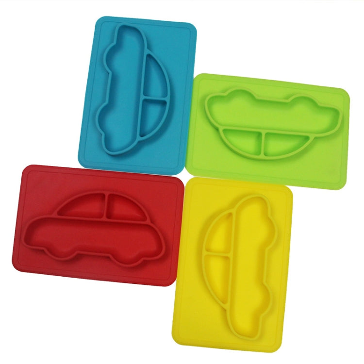 3 PCS Integrated Child Food Grade Silicone Square Car Plate