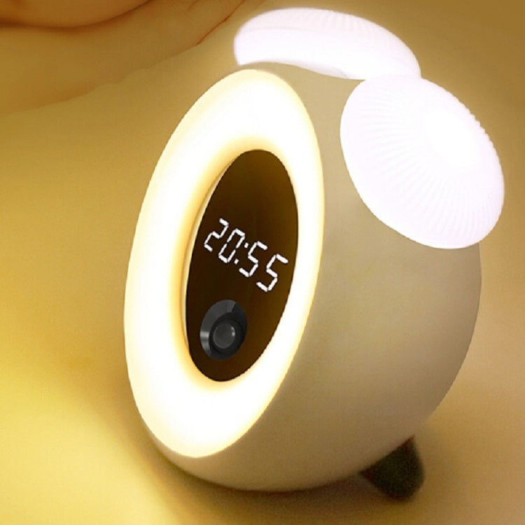 Smart Timed Sleeping Bedside Table Lamp Sensing Digital Alarm Clock Night Light