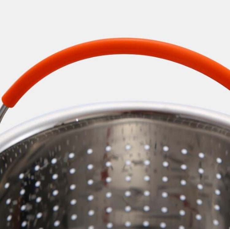 Stainless Steel Steaming Basket Plug-in Silicone Handle Pressure Cooker Steamer Kitchen Cooker Accessories, Typle:6 Quarts