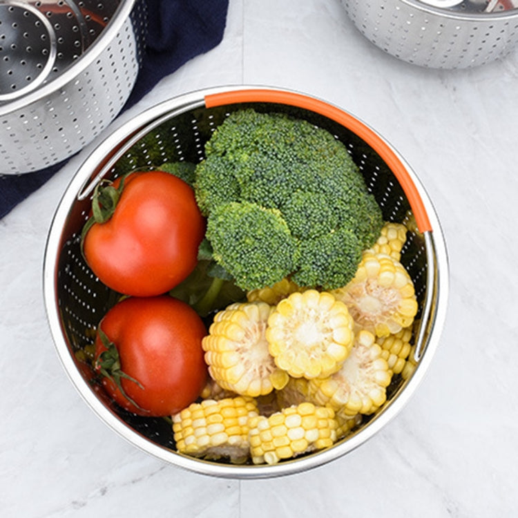 Stainless Steel Steaming Basket Plug-in Silicone Handle Pressure Cooker Steamer Kitchen Cooker Accessories, Typle:6 Quarts