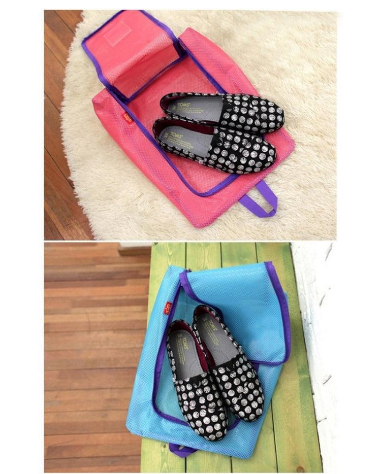 3 PCS Waterproof travel Handbag Travel Home Luggage Storage Bag Clothes Shoes Storage Organizer(Pink)