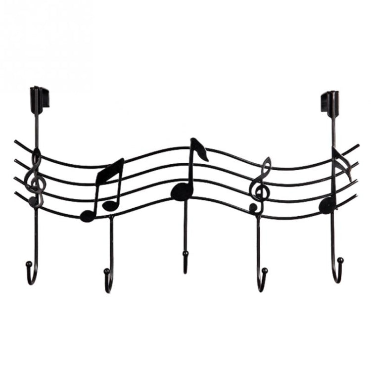 Metal Musical Notes Door Back Hanging Hooks