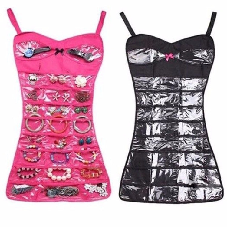 5 PCS Non-woven Fabric Jewelry Storage Bag Jewelry Finishing Bag Multi-function Hanging Bag