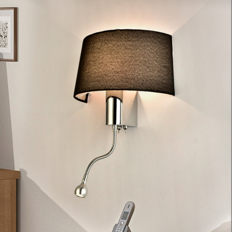 Stylish Minimalist Fabric Hotel Living Room Bedroom Aisle Wall Lamp, AC 220V