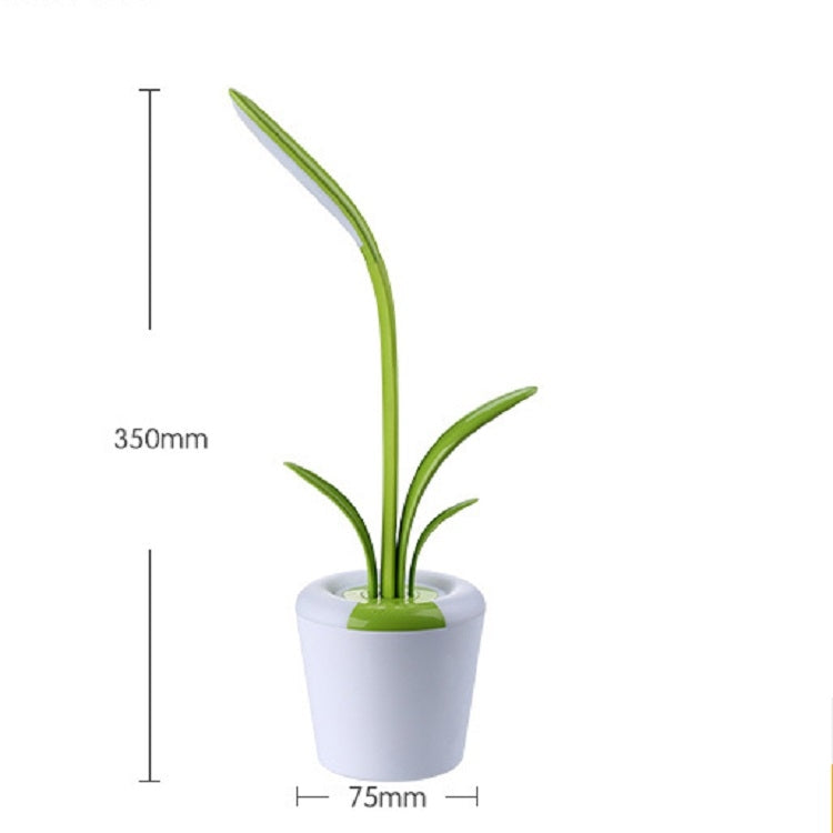 Clivia Foldable Rechargeable Touch Switch Eye Protection Mini Reading LED Desk Lamp Colorful Atmosphere Light(Blue)