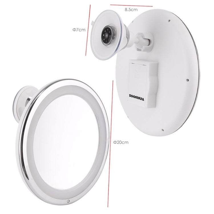 Touch Light Makeup Mirror Bathroom Countertop Mirror