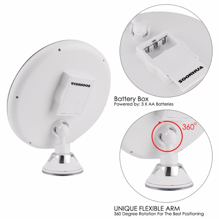 Touch Light Makeup Mirror Bathroom Countertop Mirror