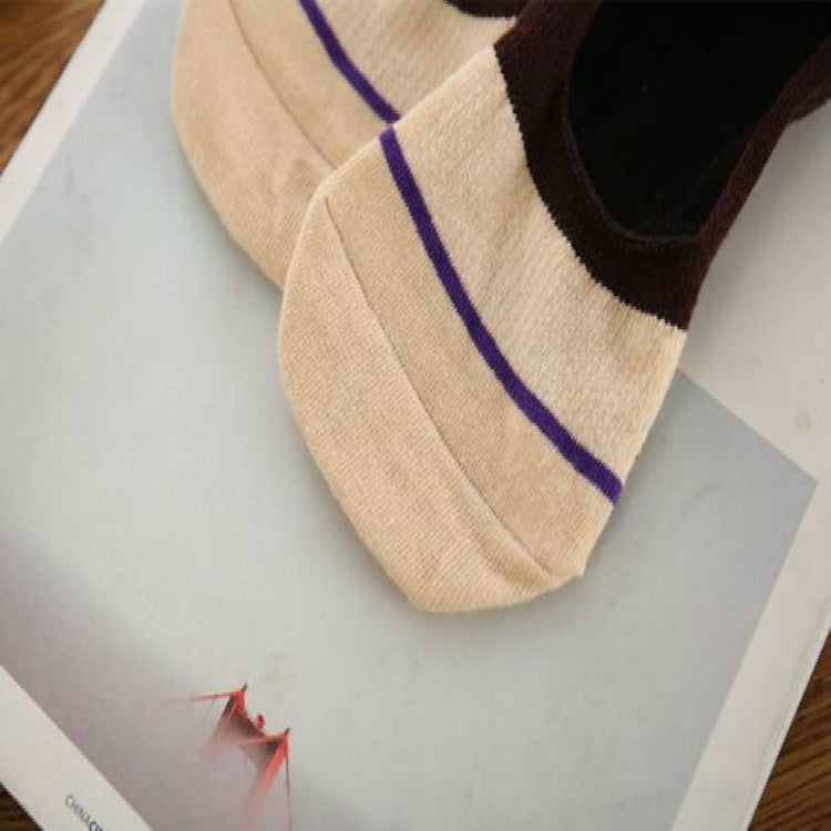 10 Pairs Summer Male Invisible Socks Man Cotton Casual Sailboat Socks