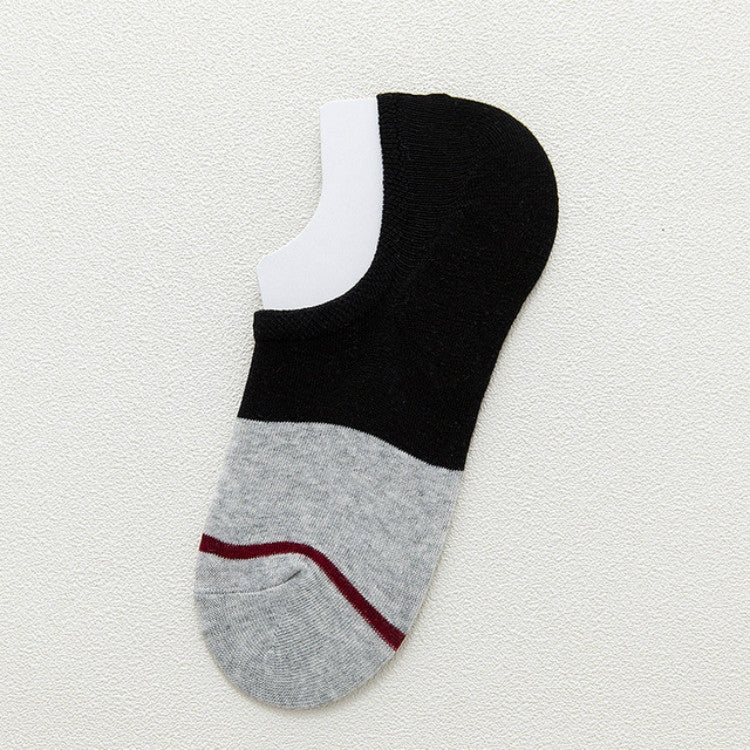 10 Pairs Summer Male Invisible Socks Man Cotton Casual Sailboat Socks