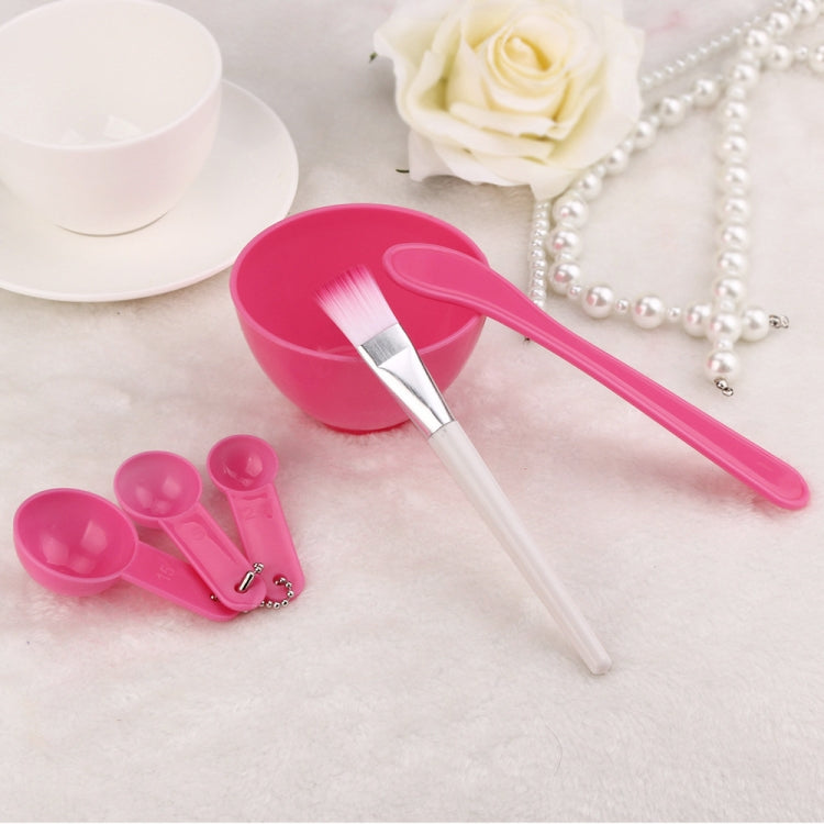 10 Sets 4 in 1 DIY Facial Mask Mixing Bowl Brush Spoon Stick Brush Face Care Set Women Facial Beauty Professional Kits Tools
