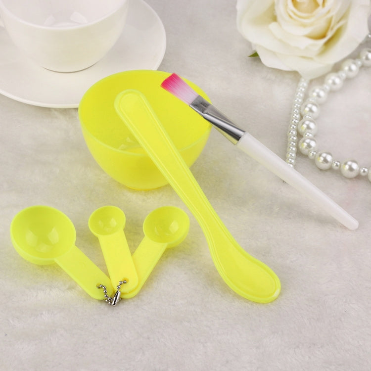10 Sets 4 in 1 DIY Facial Mask Mixing Bowl Brush Spoon Stick Brush Face Care Set Women Facial Beauty Professional Kits Tools