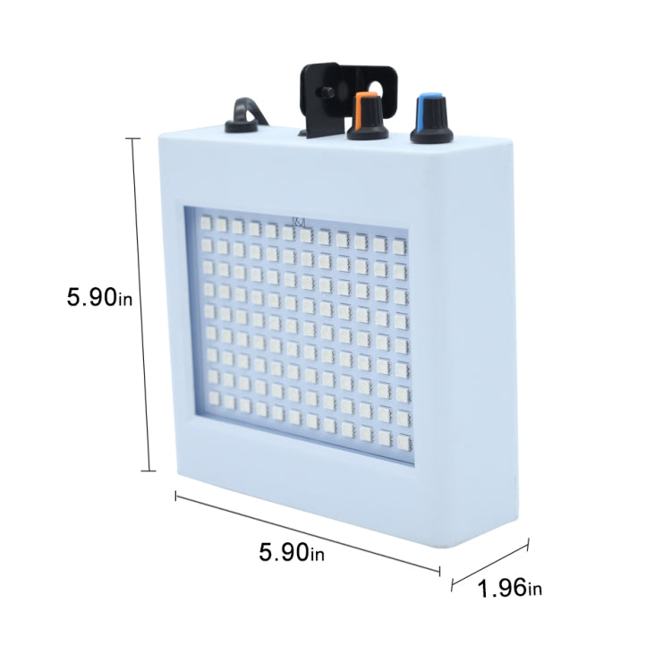 35W 108 LEDs Sound Activated Strobe Indoor Holiday Christmas Decoration Lights Bar Flash Lamp with Remote Control