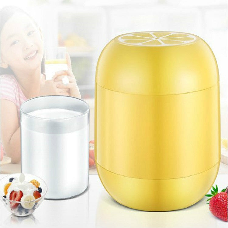 DX-116 Home Yogurt Maker Manual DIY Yogurt Machine, No Power(Yellow)