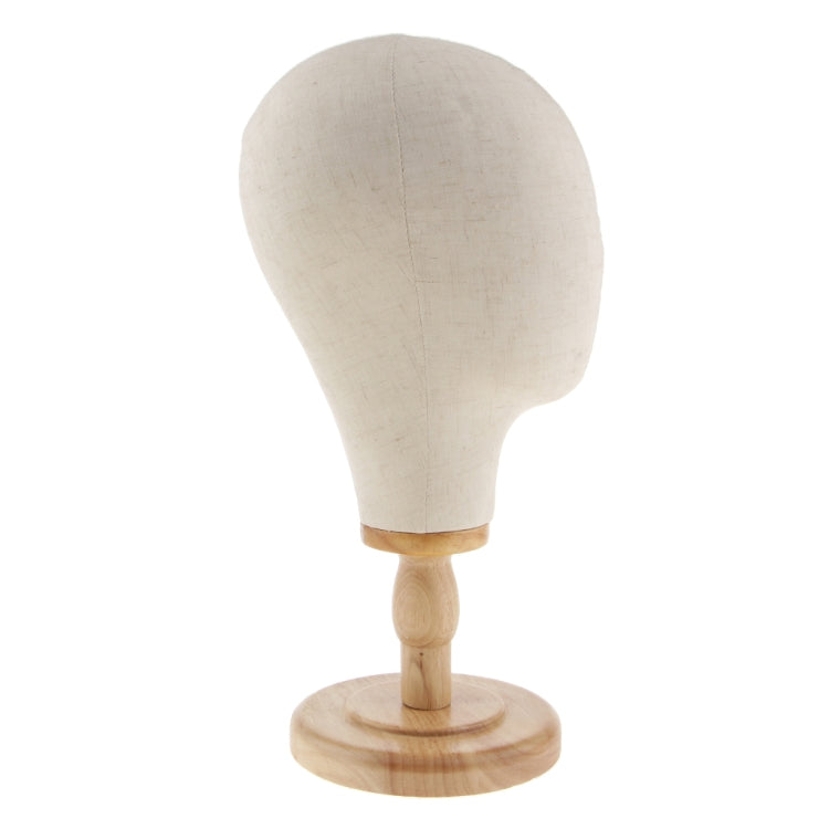 Hair Wigs Extension Making Hats Caps Display Canvas Cork Block Mannequin Head Model Detachable Wood Wig Stand