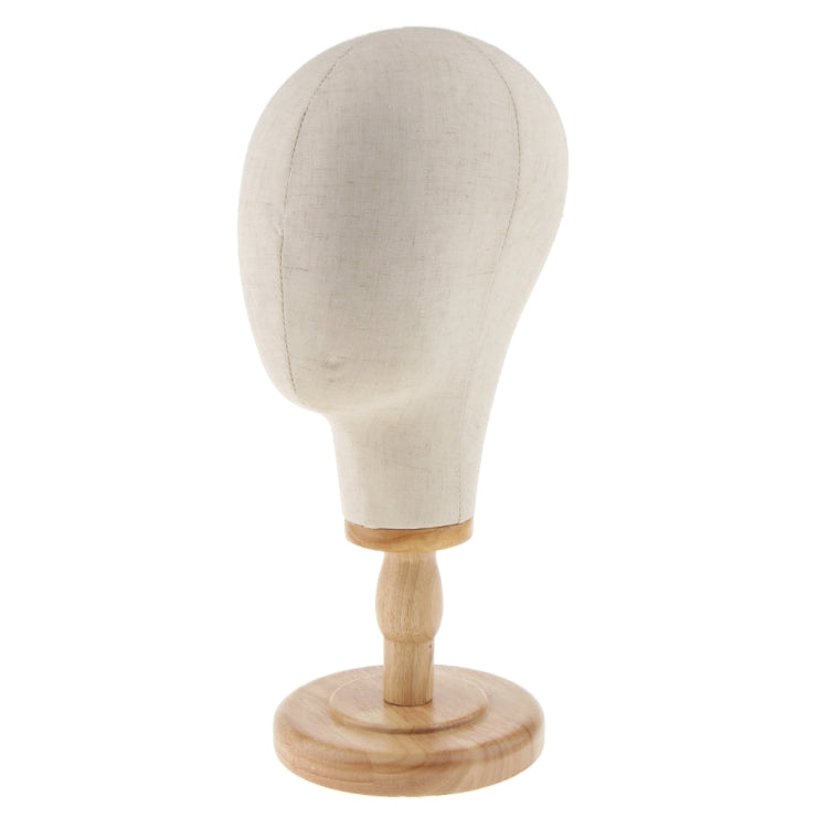 Hair Wigs Extension Making Hats Caps Display Canvas Cork Block Mannequin Head Model Detachable Wood Wig Stand