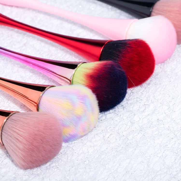 Nail Dust Cleaning Brush Nail Glitter Remover UV Gel Powder Removal Acrylic Nail Brushes Manicure Tools Red