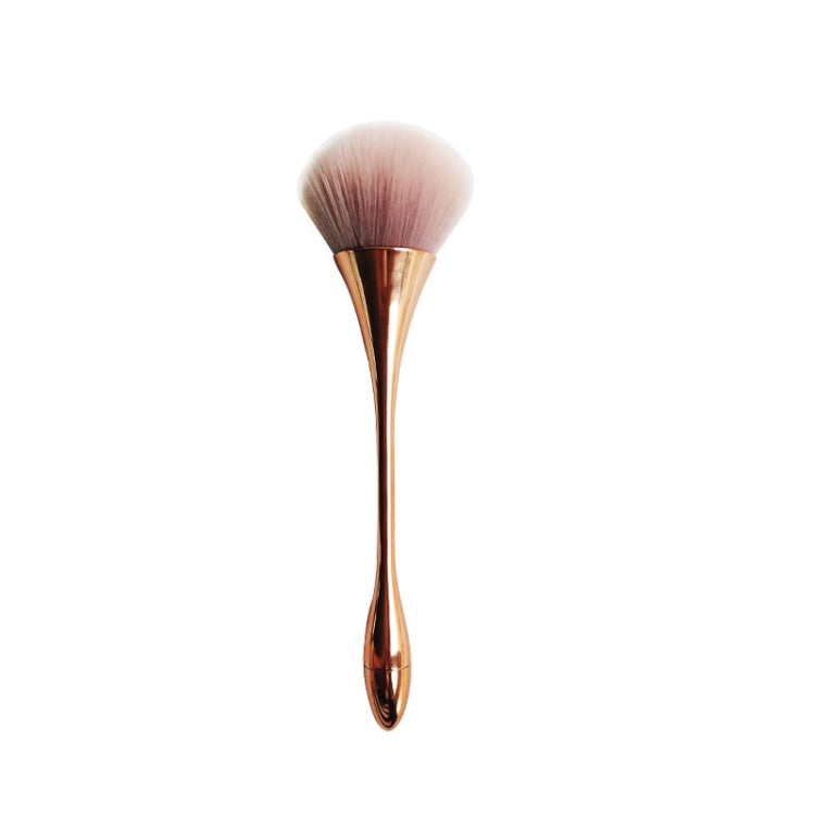Nail Dust Cleaning Brush Nail Glitter Remover UV Gel Powder Removal Acrylic Nail Brushes Manicure Tools Rose Gold Large Caliber