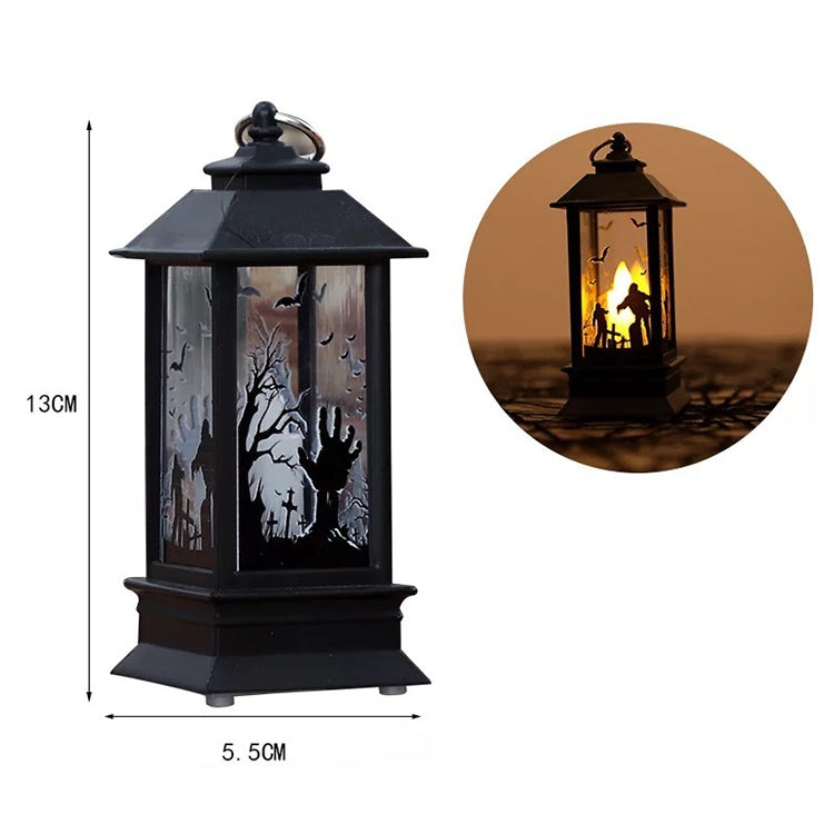 2 PCS Halloween Portable Simulation Flame Light Decoration Props Desktop Decoration(Ghost Hand)