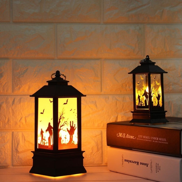 2 PCS Halloween Portable Simulation Flame Light Decoration Props Desktop Decoration(Ghost Hand)