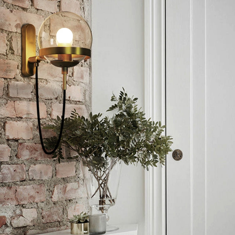 Personality Simple Glass Ball Staircase Corridor Wall Lamp