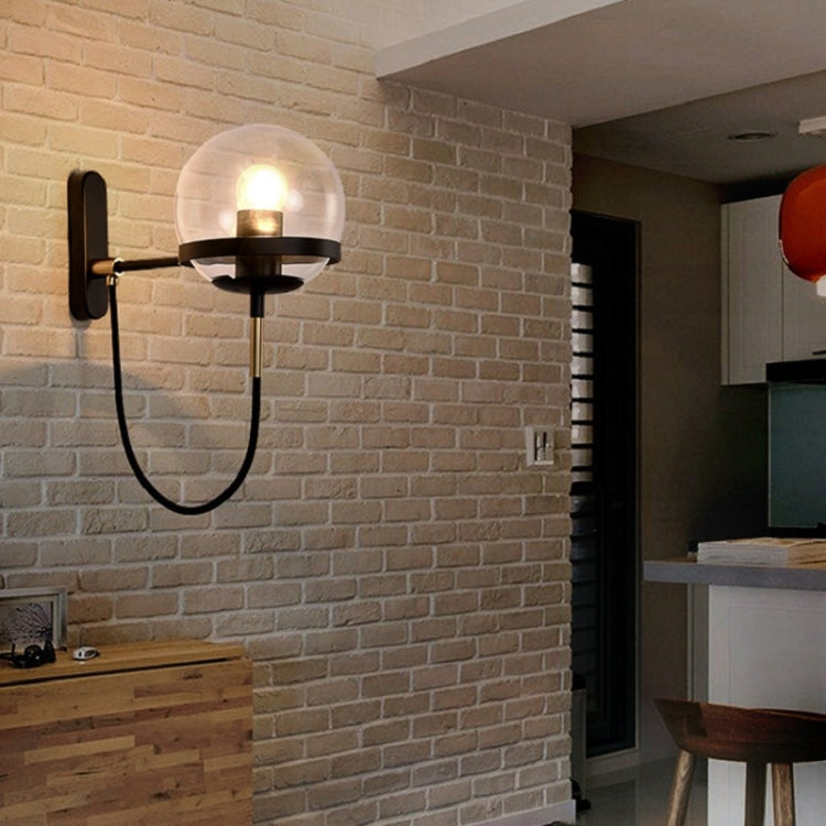 Personality Simple Glass Ball Staircase Corridor Wall Lamp