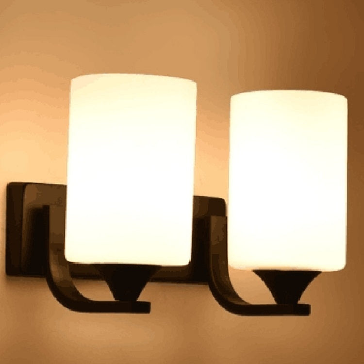 Double Head Retro Base Wall Lamp Bedside Reading Lamp Hotel Bedroom Corridor Light
