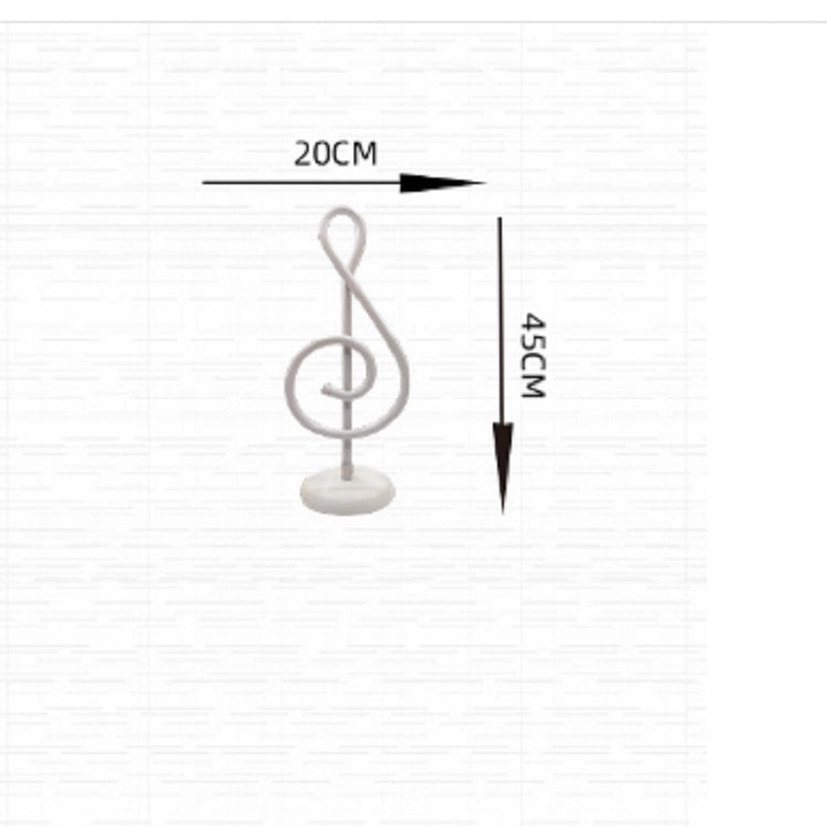 Modern Note Bedroom Desk Lamp Decoration Night Light