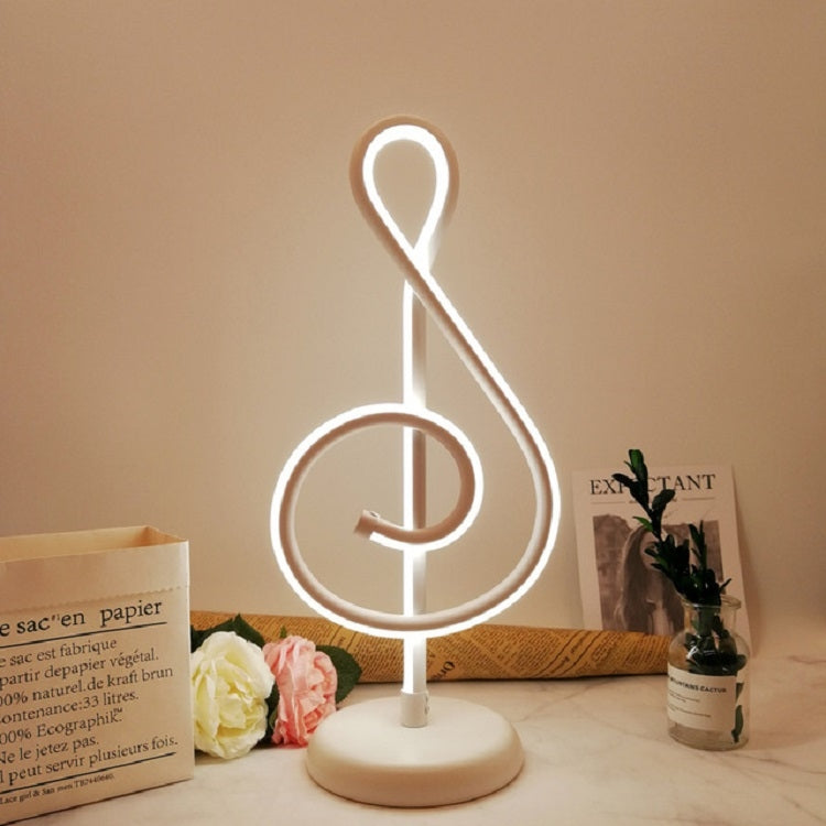 Modern Note Bedroom Desk Lamp Decoration Night Light