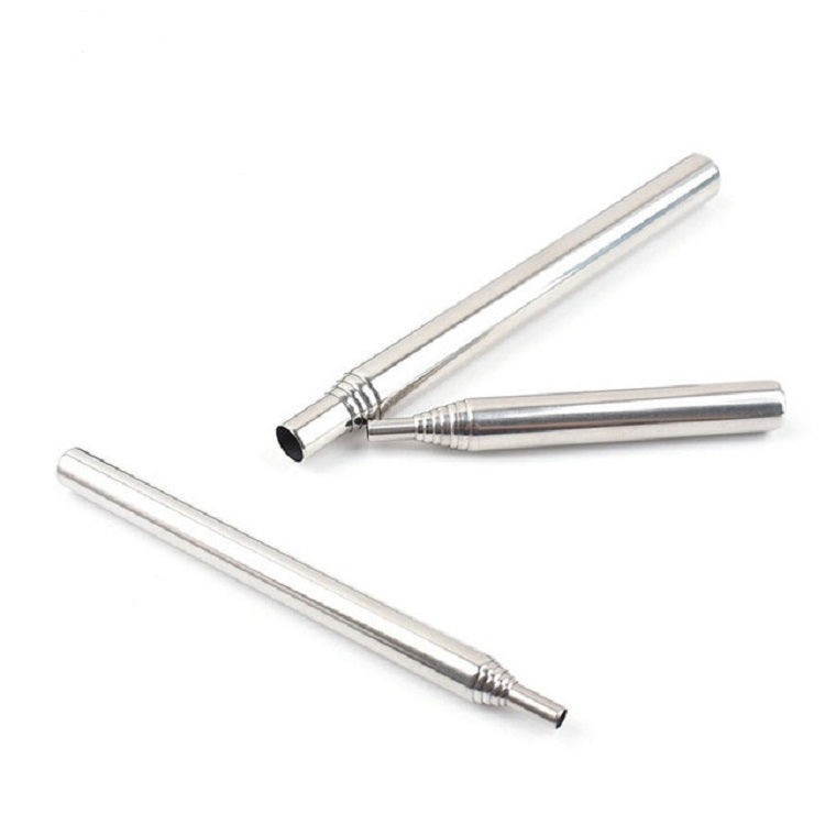 2 PCS Outdoor Camping Fire Tool Stainless Steel Blower Picnic Barbeque Barbecue Tool Retractable Blow Torch, Specification:6 Sections