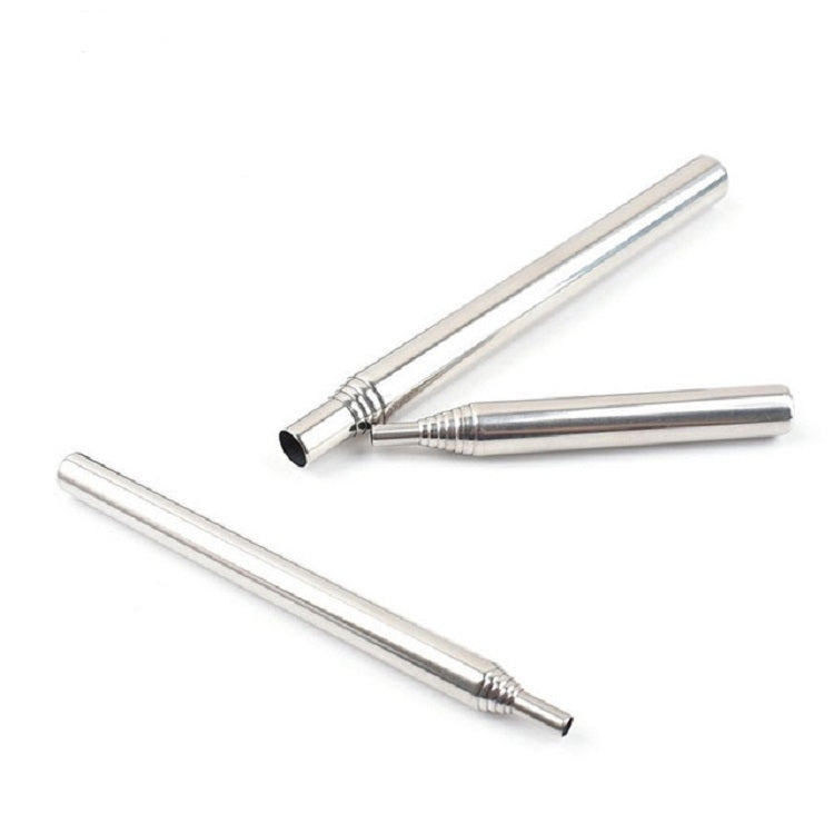 2 PCS Outdoor Camping Fire Tool Stainless Steel Blower Picnic Barbeque Barbecue Tool Retractable Blow Torch, Specification:8 Sections