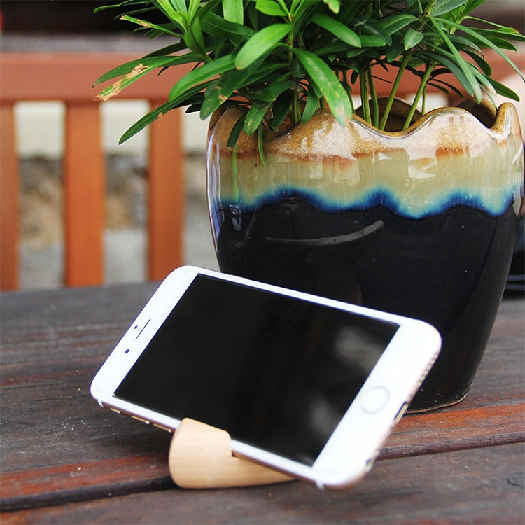 Creative Practical Car-mounted Handmade Wooden Logs Mobile Phone Holder Bracket(Aircraft)