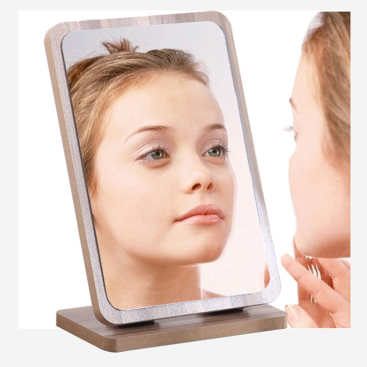 2 PCS Solid Wood Makeup Decorative Mirror Vanity Mirror