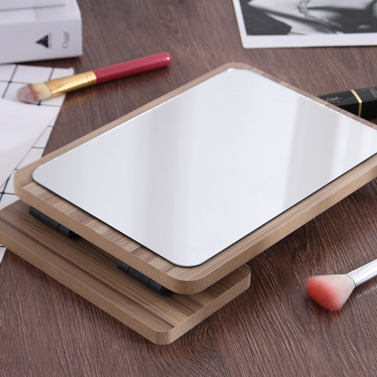 2 PCS Solid Wood Makeup Decorative Mirror Vanity Mirror