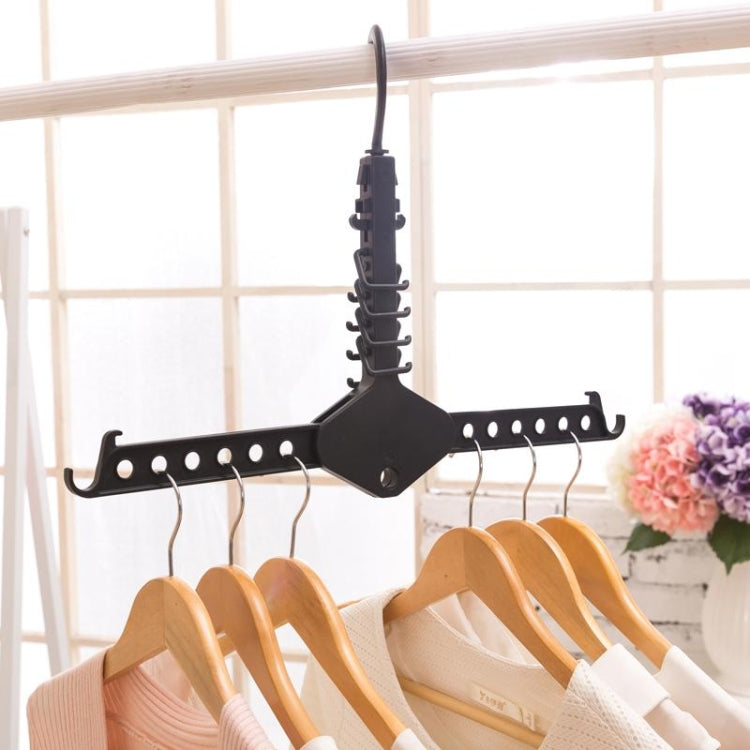 Space saving Magic Clothes tie Hanger Fold Closet Holder Hook Rack