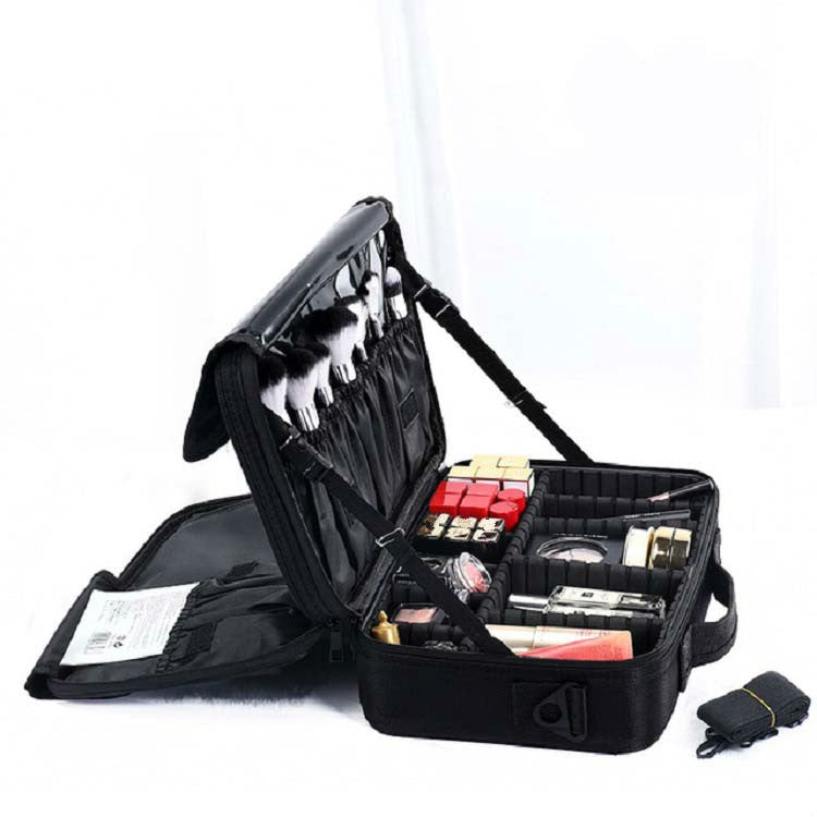 Makeup Bag Embroidery Manicure Portable Clapboard Toolbox, Size:Small
