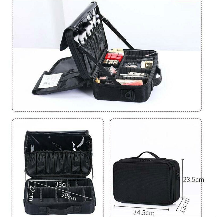 Makeup Bag Embroidery Manicure Portable Clapboard Toolbox, Size:Small