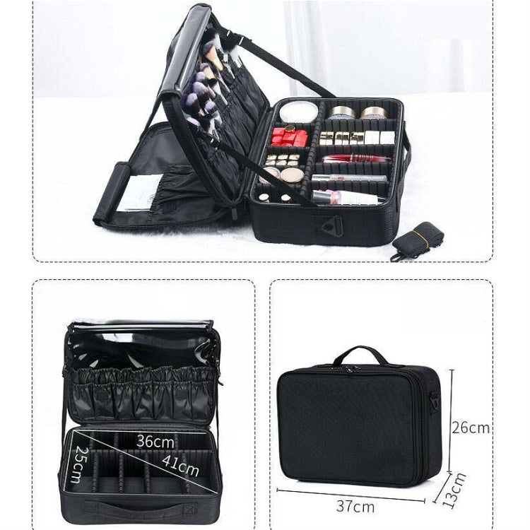 Makeup Bag Embroidery Manicure Portable Clapboard Toolbox, Size:Medium