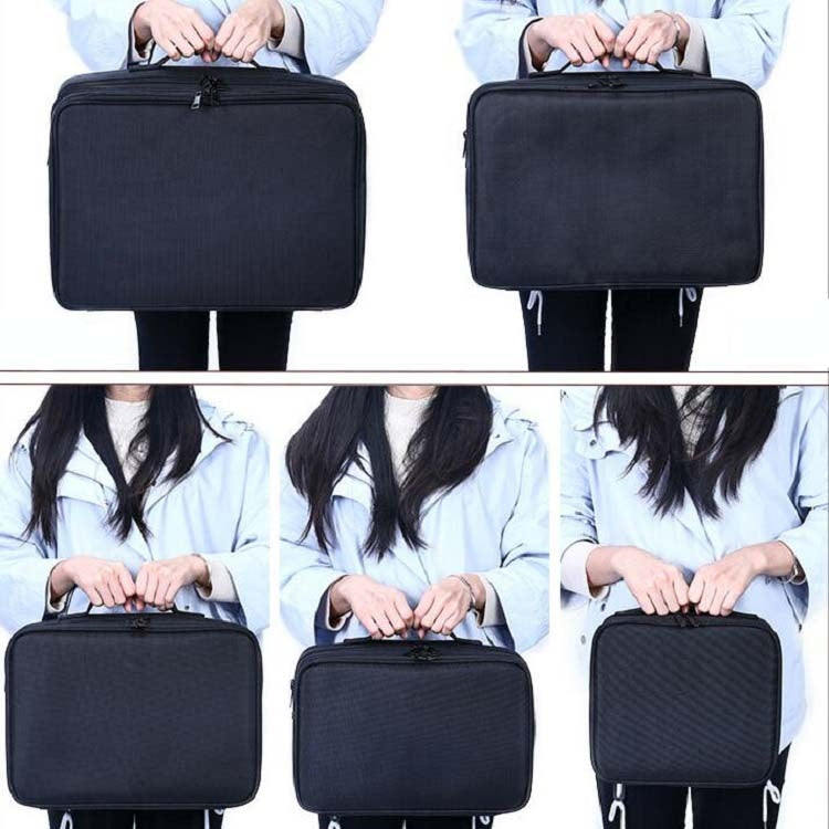 Makeup Bag Embroidery Manicure Portable Clapboard Toolbox, Size:Medium