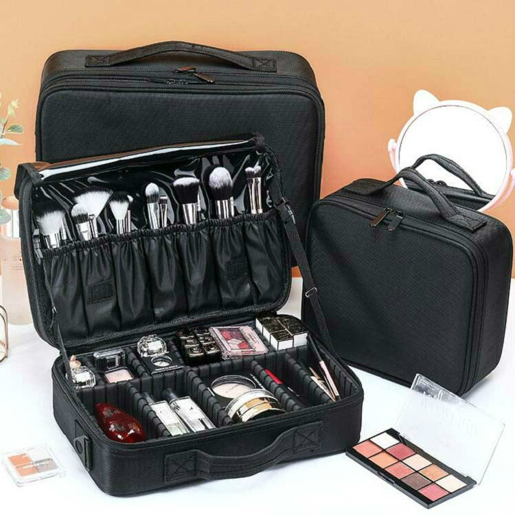 Makeup Bag Embroidery Manicure Portable Clapboard Toolbox, Size:Large