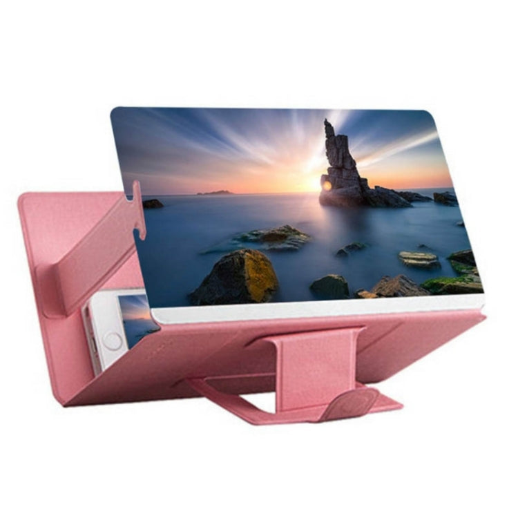 8 inch Universal Mobile Phone 3D Screen Amplifier HD Video Magnifying Glass Stand Bracket Holder