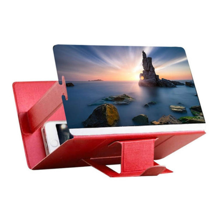 8 inch Universal Mobile Phone 3D Screen Amplifier HD Video Magnifying Glass Stand Bracket Holder
