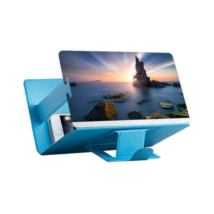 8 inch Universal Mobile Phone 3D Screen Amplifier HD Video Magnifying Glass Stand Bracket Holder