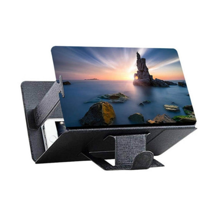 8 inch Universal Mobile Phone 3D Screen Amplifier HD Video Magnifying Glass Stand Bracket Holder